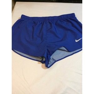 Nike Running Shorts Royal Blue/Gray Panty Liner Size Medium. EUC